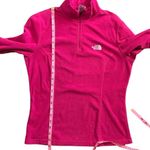  TKA 100 Pink 1/4 zip pullover The North Face Hot Pink Bright Photo 11