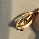 Women's Gold Tone Necklace 1/20 14k GF Praying Hands Cross Beautiful Gold Silver Photo 3