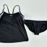 Nike Women’s Tankini Swimsuit 2 Piece Size L Photo 0