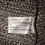 Knox Rose Size XS Open Weave Cardigan Crochet Peplum Gray Brown Long Sleeve Photo 8