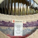 Crewcuts by‎ J.Crew Fair Isle Pullover Sweater Wool Blend Girls Size 14 Pink Photo 2