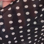 Sweet Pea Sweat Pea For New York And Company Polka Dot Sheer Maxi Dress Size Small Photo 3