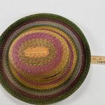 Jacques Le Corre Diffusion Colorful Wide Brim Striped Straw Sun Hat Boho Chic Photo 7