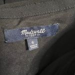 Madewell 1937 Pleated Georgette Mini Skirt 6 Women’s Black B2575 Photo 3