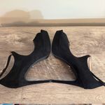 Thalia Sodi  Chelsie Platform Heels Black Faux Suede Size 8 Peep Toe Hoco Photo 13