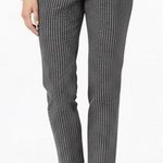 Loft  Marisa Cropped Pants Womens 2 Black White Geometric Stretch Career Office Photo 0