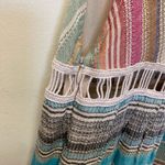 Ecote  Urban Outfitters Sanibel Rainbow V Neck Boho Maxi Dress Sz 2 Photo 6