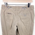 L.A. Blues Vintage Y2K Low Rise Floral Button Tan Pants Bootcut Flare Leg 10P Photo 3