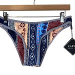 Zaful NWT Bikini Bottom Womens L Multicolor Boho Tribal Festival Beach Swim Photo 0