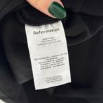 Reformation  Chaine Black Mini Dress S Photo 3