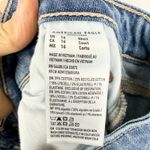 American Eagle  Super High Rise Baggy Wide Leg Jeans Size 16 Short Stretch Photo 3