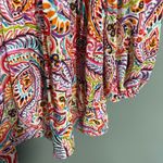 Floral & Ivy Women's Boho Colorful Smocked Peasant Top Photo 2