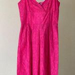 Lilly Pulitzer 🩷 beautiful pink eyelet midi tank dress Photo 0
