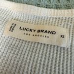Lucky Brand Thermal Henley Shirt Womens XS Extra Small Ivory Waffle Top Blouse Photo 3