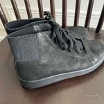 Eileen Fisher  Gaze Tumbled Nubuck High-Top Sneaker Black 7 Photo 4