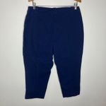 Habitat  clothes to live in navy blue twill capris casual women's size 12 Photo 3