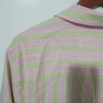Talbots  22W Pastel Pink Green Striped Top Plus Photo 3