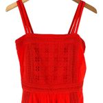 Scotch & Soda NWT Summer Broderie Anglaise Orange Cotton Sundress Size S Photo 3