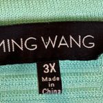 Ming Wang  Sweater Women's Size‎ 3X Cardigan Open Front Green Black Photo 2