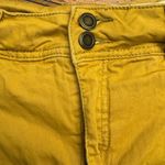 BKE Women's Gold Yellow Pleated High Rise Denim Shorts Size XXL Photo 4