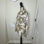 Entro NTM:  Button Down Long Sleeve Shirt in Animal & Leaves Print Sz Medium Photo 8