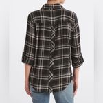 Stitch Fix  COSMIC BLUE LOVE Maci Relaxed Half Button Down Woven Shirt SZ S Photo 2