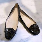 Prada Authentic  bow toe patent leather loafers black Photo 0