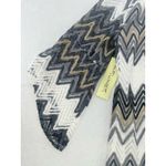 Tacera  Women's Multicolor  Knit Bell Sleeve Long Sleeve Midi Dress Size Small Photo 11