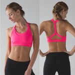Lululemon  Pack It In Bra Neon Pink Size 8 Photo 1