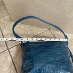 Brighton CHERIE FRENCH BLUE PATENT SHOULDER HANDBAG WITH DUST BAG EUC CHARM Photo 6