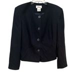 Worthington Vintage 100% Wool Navy Women’s Blazer Size 18 Circa 90’s Photo 0