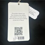 1822 Denim  Winter High Rise Flare Fleece Lining Black Stretch Size 8 NWT Photo 5