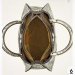 Patricia Nash  Metallic Crossbody Top Handle Shopper Purse Bag Like New Photo 1