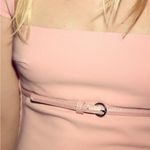 ZARA  Chic Belted Pink Midi Dress Photo 4