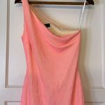 9/10 Scene Hot pink Gold shimmer maxi dress Photo 1