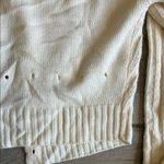 All in Favor  Cream Knit Sweater Photo 6