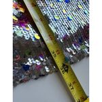 NWT Celia B Wanderer Silver Sequin Floral Mini Dress Size Small Photo 10