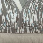 Joy Lab Green & Blue Zebra Print Racerback V Neck Sports Bra Size Small Photo 5