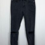 Calvin Klein Distressed Ankle Skinny Jeans Sz 28 Photo 1
