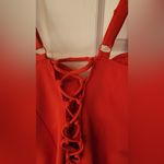 Good American Sculpt Lace Up Back Red One Piece Swimsuit Women’s Size 7/ 4XL Photo 6