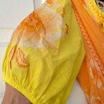 Farm Rio NWT  Floral Short-Sleeve Tiered Midi Dress, Size S Photo 6