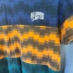 Billionaire Boy's Club Size Large Pixel Orange Shirt Photo 2