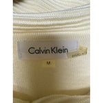 Calvin Klein  Women Medium Sweater Cream Black Colorblock Cowl Neck Pullover Top Photo 5