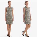 MM.LaFleur  Black & Cream The Aditi Shift Dress in Crackle Photo 4