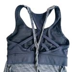 Lululemon Twist & Toil Tank Size 4 Heathered Black Grey 2-in-1 Bra Tank Photo 5