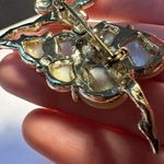 Ballet Dancer Gold Tone Brooch Pin Dancing Photo 3