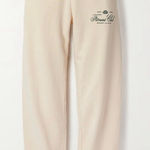 Sporty & Rich Fitness World Cream Track Pants Photo 0