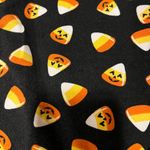 Black, White, Yellow, and Orange Chances R Candy Corn Leggings Photo 4