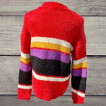Sanctuary Party Stripe Sweater Top Red Black NWT Photo 5