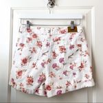 American Eagle  White Floral Mom Shorts High Rise 4 Photo 4